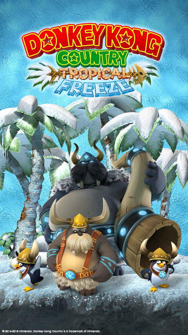 my.nintendo.com/Wallpaper - Donkey Kong Country Tropical Freeze (Snowmads)/DKCTF_Wallpaper-Snowmads_[640x1136].jpg
